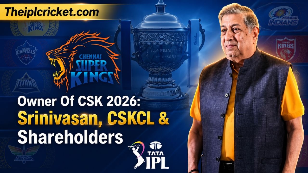 Owner Of CSK 2026: Srinivasan, CSKCL & Shareholders