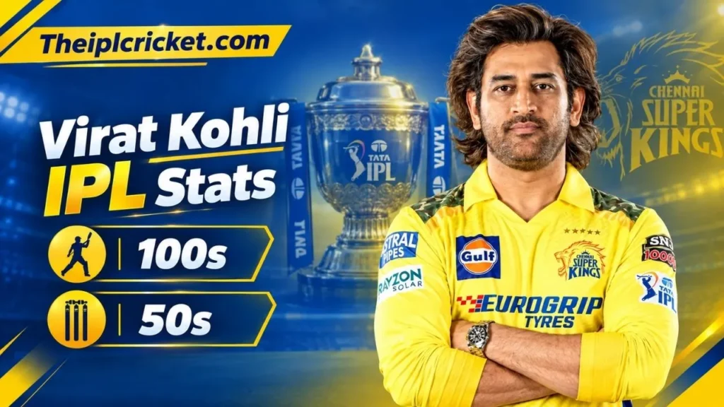 MS Dhoni IPL Stats, Auction Price, Runs, Average & Centuries